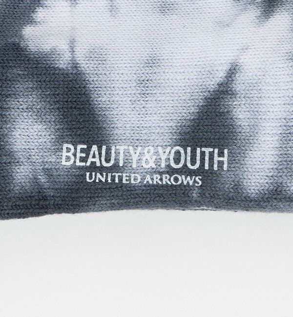 BEAUTY&YOUTH UNITED ARROWS「2ライン パイル クルー タイダイ ソックス」|ソックス|