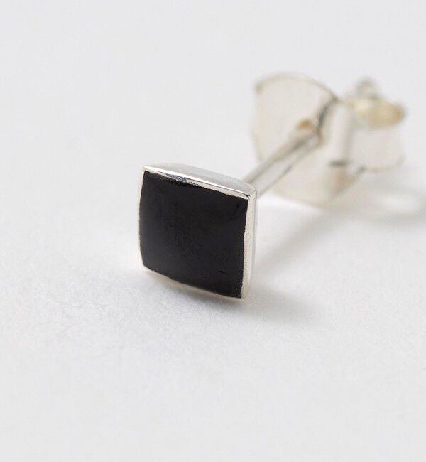 BEAUTY&YOUTH UNITED ARROWS「＜BAITS＞スクエア ストーン ピアス」|ピアス|