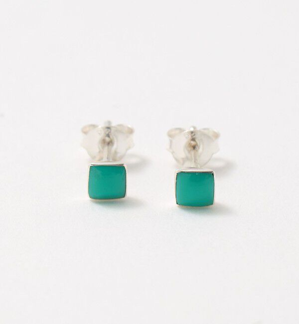 BEAUTY&YOUTH UNITED ARROWS「＜BAITS＞スクエア ストーン ピアス」|ピアス|