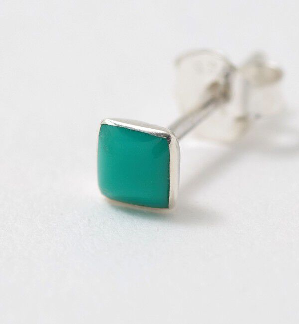 BEAUTY&YOUTH UNITED ARROWS「＜BAITS＞スクエア ストーン ピアス」|ピアス|