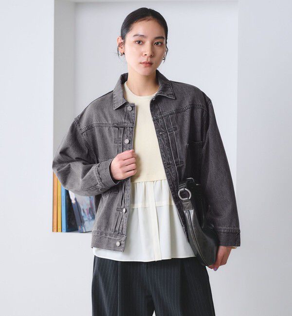 BEAUTY&YOUTH UNITED ARROWS「【WEB限定】ルーズ デニムジャケット」|デニムジャケット|MD.GRAY