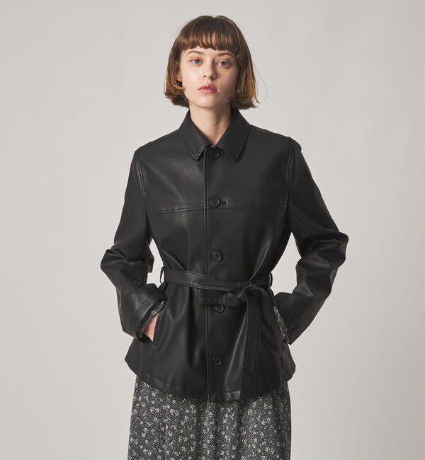 STEVEN ALAN「＜Steven Alan＞レザー ライク ブルゾン」|その他|
