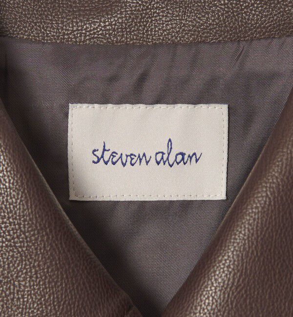 STEVEN ALAN「＜Steven Alan＞レザー ライク ブルゾン」|その他|