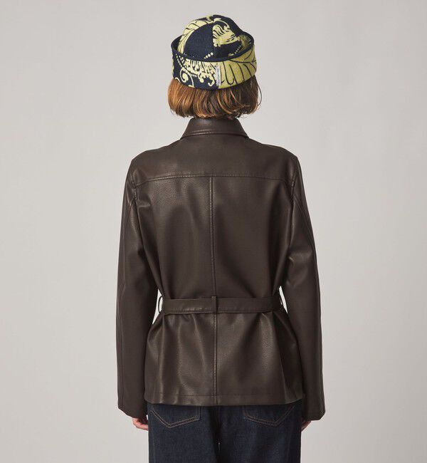 STEVEN ALAN「＜Steven Alan＞レザー ライク ブルゾン」|その他|
