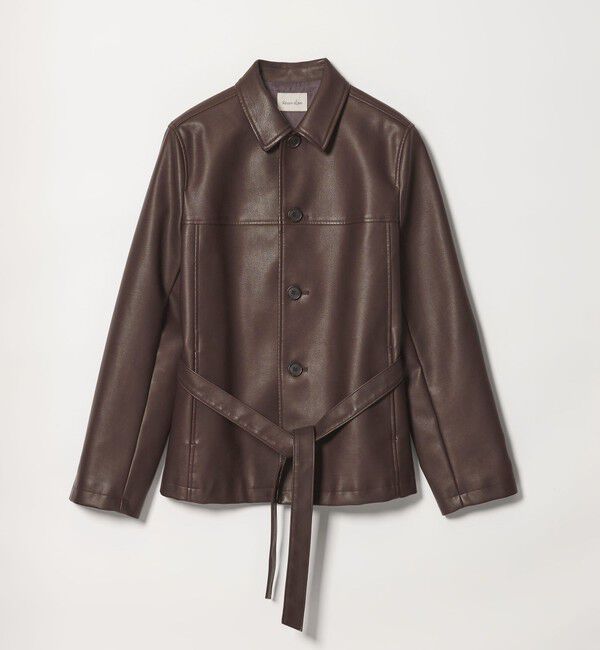 STEVEN ALAN「＜Steven Alan＞レザー ライク ブルゾン」|その他|