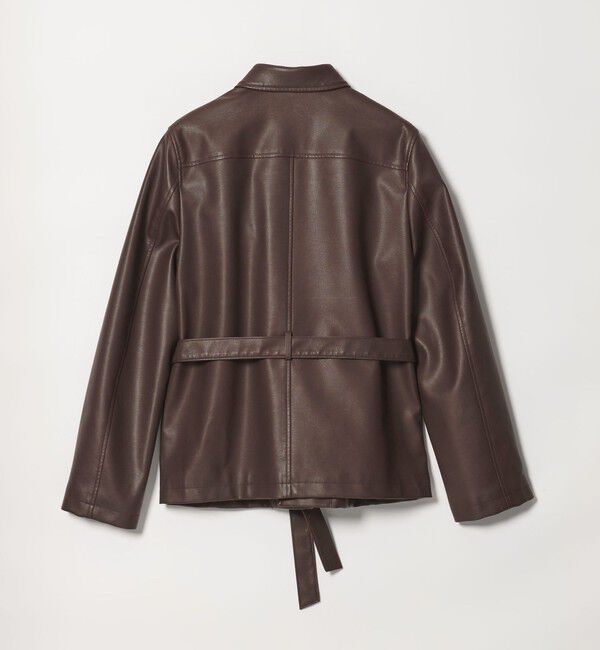 STEVEN ALAN「＜Steven Alan＞レザー ライク ブルゾン」|その他|