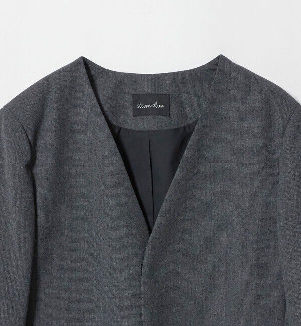 STEVEN ALAN「＜Steven Alan＞ノーカラー ジャケット」|テーラードジャケット|