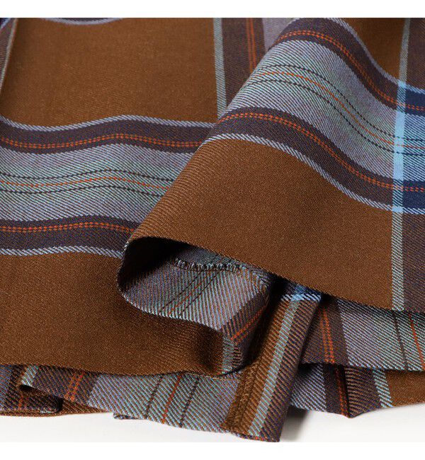 Demi-Luxe BEAMS 「【別注】O&rsquo;NEIL OF DUBLIN &times; Demi-Luxe BEAMS / ウール イージー ロング キルトスカート 73cm」|スカート|
