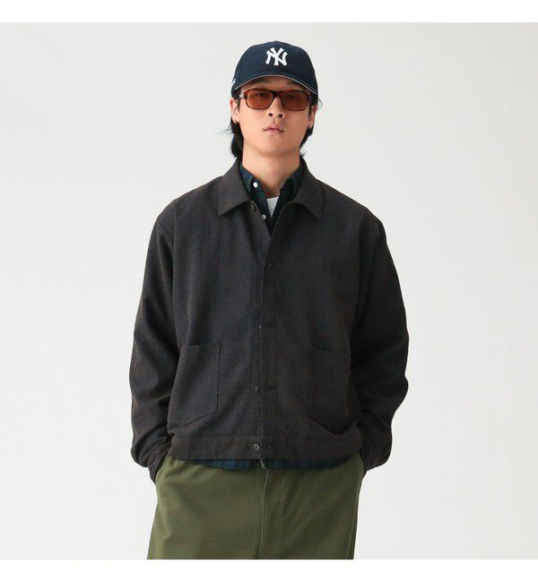 BEAMS「ブークレ ツイード シャツ」|シャツ・ブラウス|D.BROWN