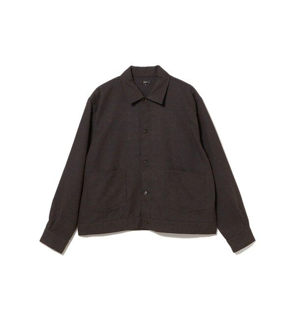 BEAMS「ブークレ ツイード シャツ」|シャツ・ブラウス|
