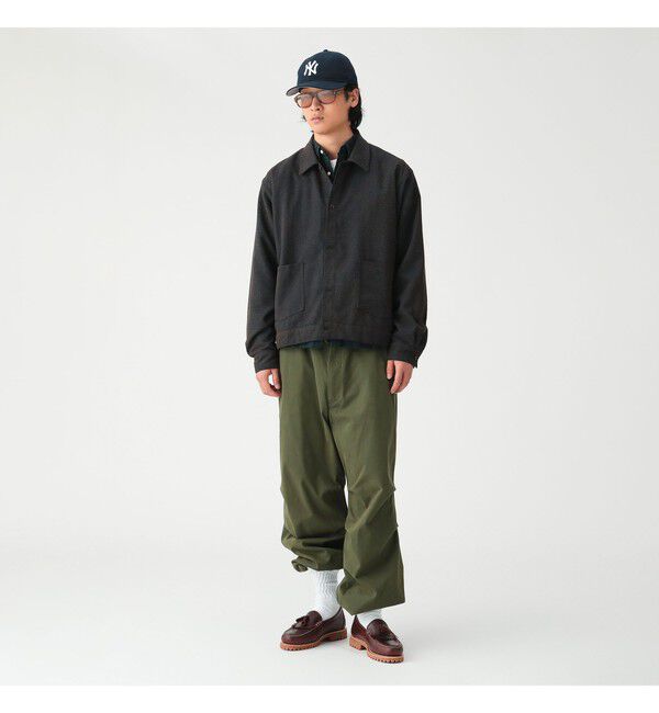 BEAMS「ブークレ ツイード シャツ」|シャツ・ブラウス|