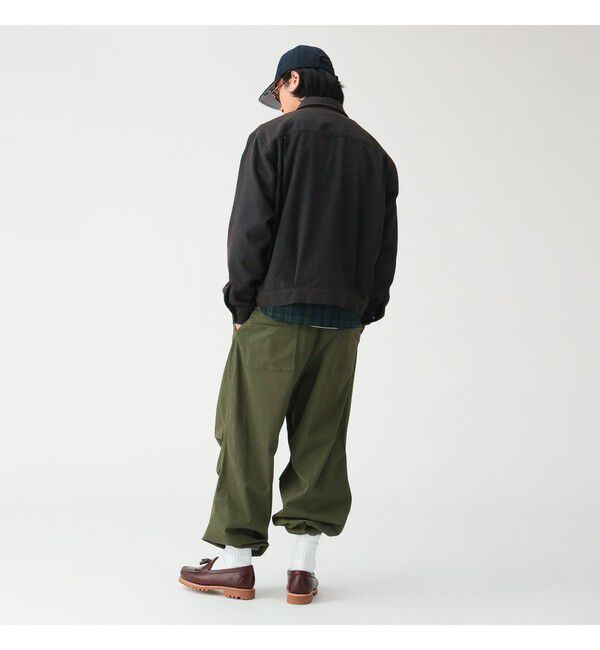 BEAMS「ブークレ ツイード シャツ」|シャツ・ブラウス|