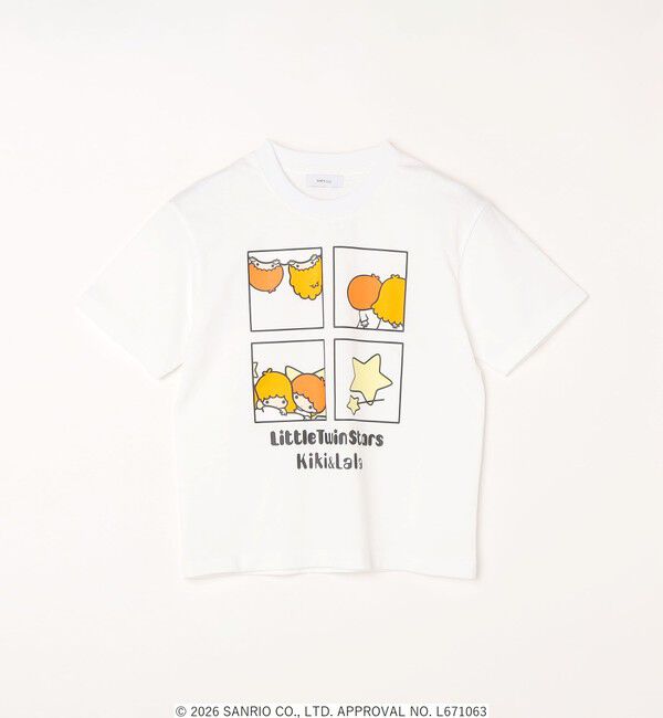SHIPS any「LITTLE TWIN STARS &times; SHIPS any: リトルツインスターズ プリント TEE <KIDS>」|Tシャツ・カットソー|