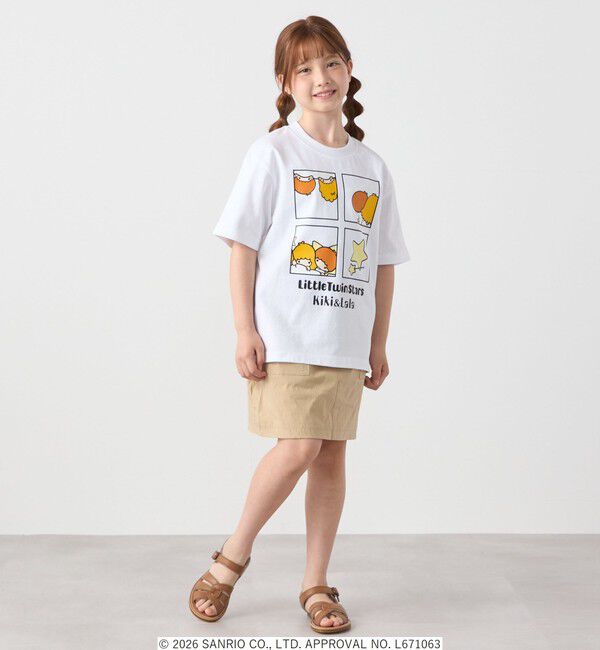 SHIPS any「LITTLE TWIN STARS &times; SHIPS any: リトルツインスターズ プリント TEE <KIDS>」|Tシャツ・カットソー|