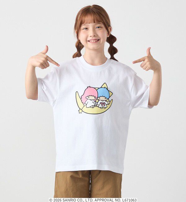 SHIPS any「LITTLE TWIN STARS &times; SHIPS any: リトルツインスターズ プリント TEE <KIDS>」|Tシャツ・カットソー|