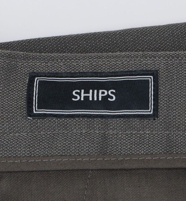 SHIPS「SHIPS:〈FUNCTION〉COOLMOTION(R) メッシュ サイドシャーリング スラックス」|チノ|