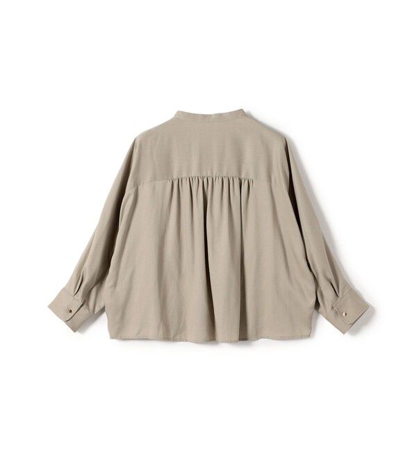 SHIPS for women「【実力派ベーシック】〈手洗い可能〉プリシュランク ツイル ショート シャツ 羽織」|シャツ・ブラウス|