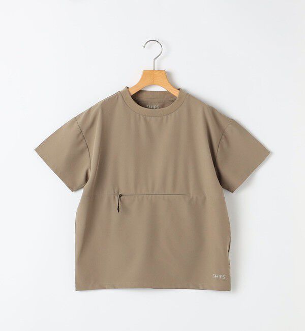 SHIPS KIDS「SHIPS KIDS:140～160cm /〈多機能〉ファンクション Tシャツ」|Tシャツ・カットソー|ベージュ