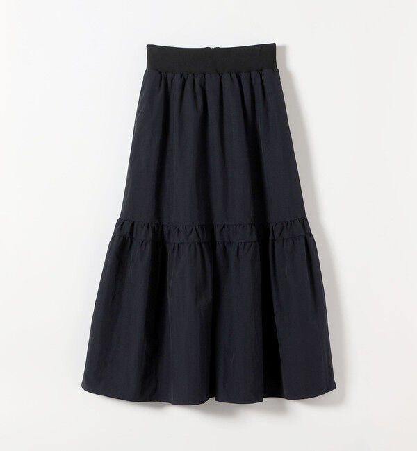 SHIPS any「《予約》〈洗濯機可能〉ウエスト リブ ギャザー スカート［NAVY BLUE］」|スカート|