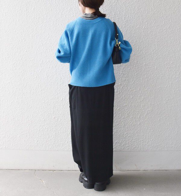 SHIPS any「〈手洗い可能〉AQUA カシミヤ ミックス プルオーバー ニット カーディガン」|ニット・セーター|
