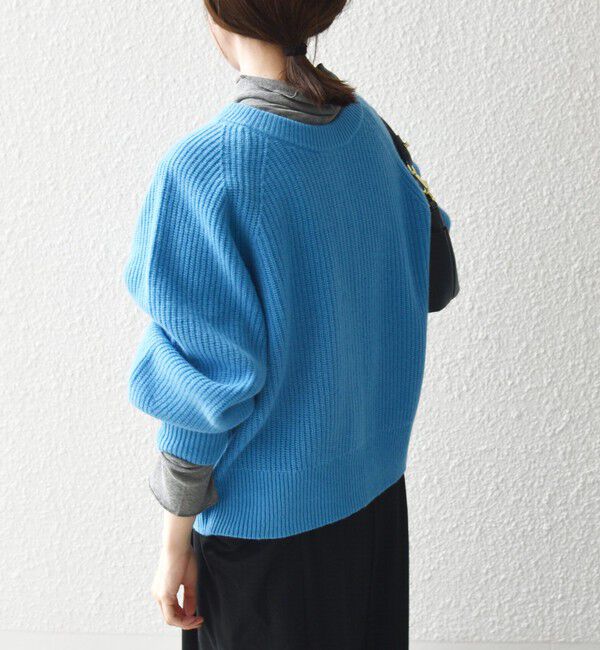 SHIPS any「〈手洗い可能〉AQUA カシミヤ ミックス プルオーバー ニット カーディガン」|ニット・セーター|
