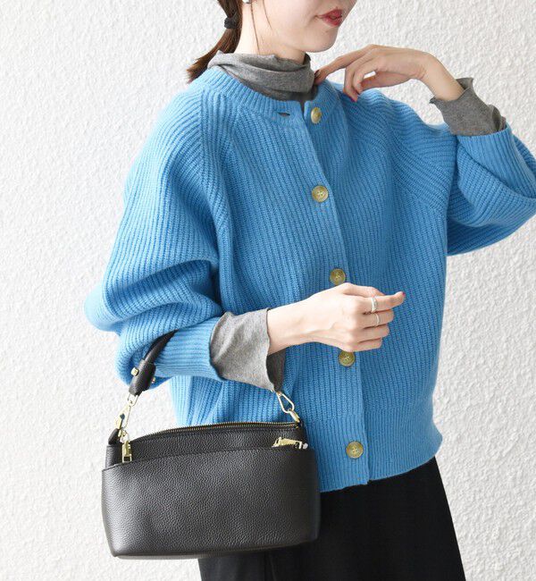 SHIPS any「〈手洗い可能〉AQUA カシミヤ ミックス プルオーバー ニット カーディガン」|ニット・セーター|