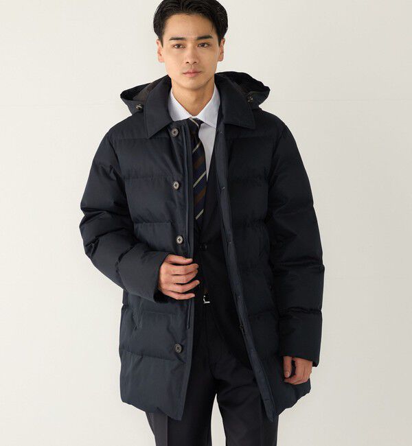 SHIPS Colors 「《予約》〈撥水・防風・防花粉〉All Weather Tex 中綿 ダウン ジャケット◆」|ダウン|
