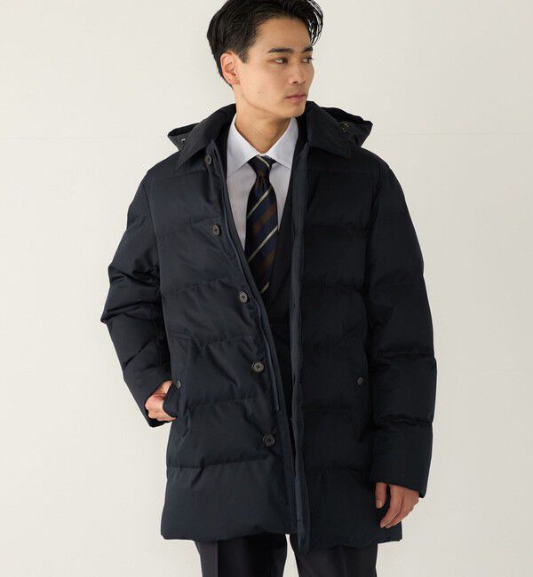 SHIPS Colors 「《予約》〈撥水・防風・防花粉〉All Weather Tex 中綿 ダウン ジャケット◆」|ダウン|