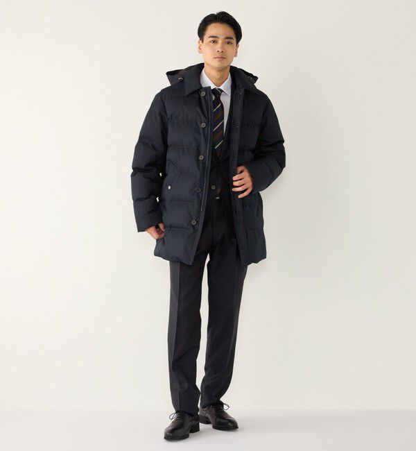 SHIPS Colors 「《予約》〈撥水・防風・防花粉〉All Weather Tex 中綿 ダウン ジャケット◆」|ダウン|