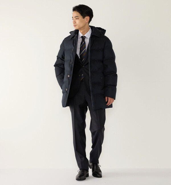 SHIPS Colors 「《予約》〈撥水・防風・防花粉〉All Weather Tex 中綿 ダウン ジャケット◆」|ダウン|