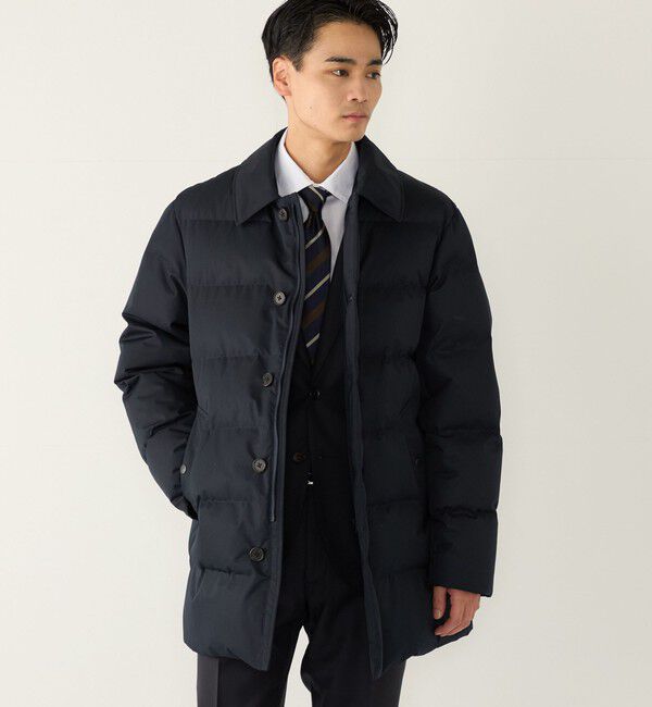 SHIPS Colors 「《予約》〈撥水・防風・防花粉〉All Weather Tex 中綿 ダウン ジャケット◆」|ダウン|