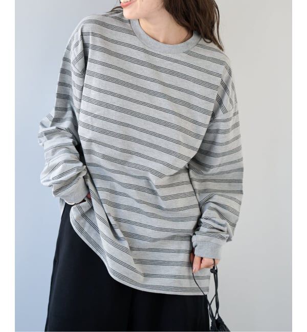 OUTDOOR PRODUCTS Usual Things「BORDER&PLANEWIDE ロンTEE」|Tシャツ・カットソー|