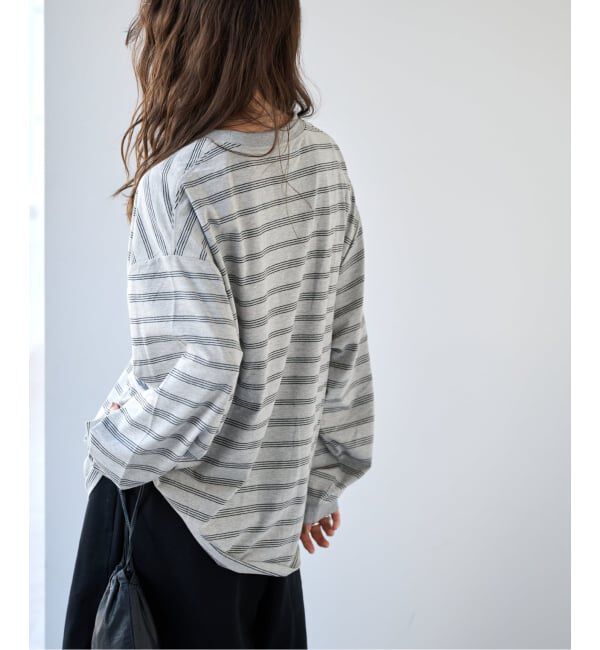 OUTDOOR PRODUCTS Usual Things「BORDER&PLANEWIDE ロンTEE」|Tシャツ・カットソー|