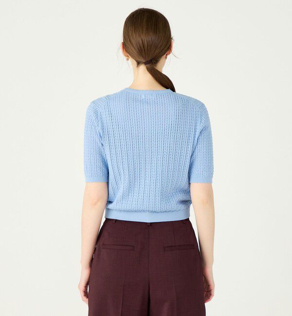 Ballsey「ミニケーブル ショートスリーブカーディガン」|カーディガン|