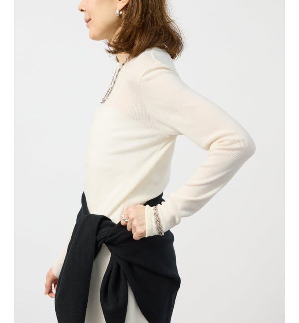 VERMEIL par iena「《予約》ウールテレコ プルオーバー」|Tシャツ・カットソー|