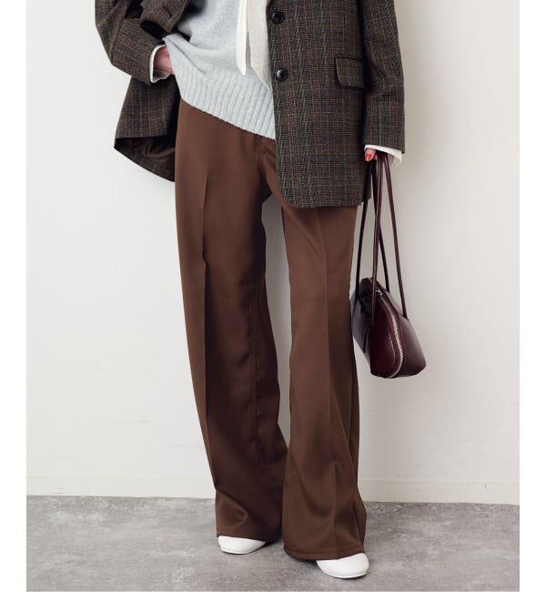 SLOBE IENA「《予約》Wrangler/ラングラー SLOBE別注 ワイドランチャー」|スラックス|ブラウン