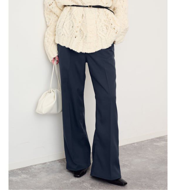 SLOBE IENA「《予約》Wrangler/ラングラー SLOBE別注 ワイドランチャー」|スラックス|ネイビー