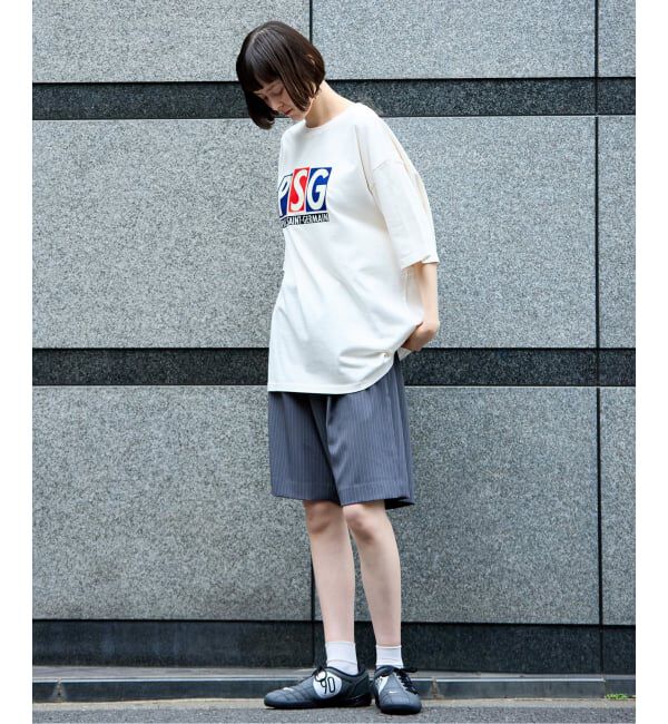 Paris Saint-Germain「【Paris Saint-Germain 】 JP Classic Flock Logo Tee 1」|Tシャツ・カットソー|
