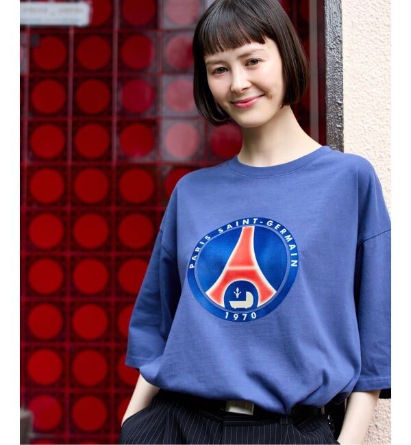 Paris Saint-Germain「【Paris Saint-Germain 】 JP Classic Flock Logo Tee 2」|Tシャツ・カットソー|