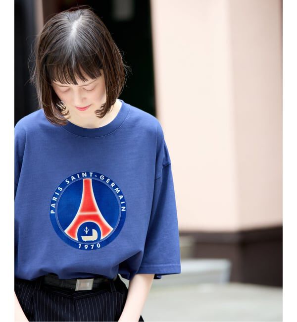 Paris Saint-Germain「【Paris Saint-Germain 】 JP Classic Flock Logo Tee 2」|Tシャツ・カットソー|