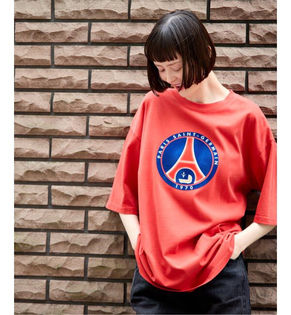 Paris Saint-Germain「【Paris Saint-Germain 】 JP Classic Flock Logo Tee 2」|Tシャツ・カットソー|