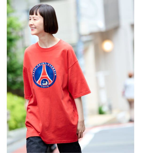 Paris Saint-Germain「【Paris Saint-Germain 】 JP Classic Flock Logo Tee 2」|Tシャツ・カットソー|