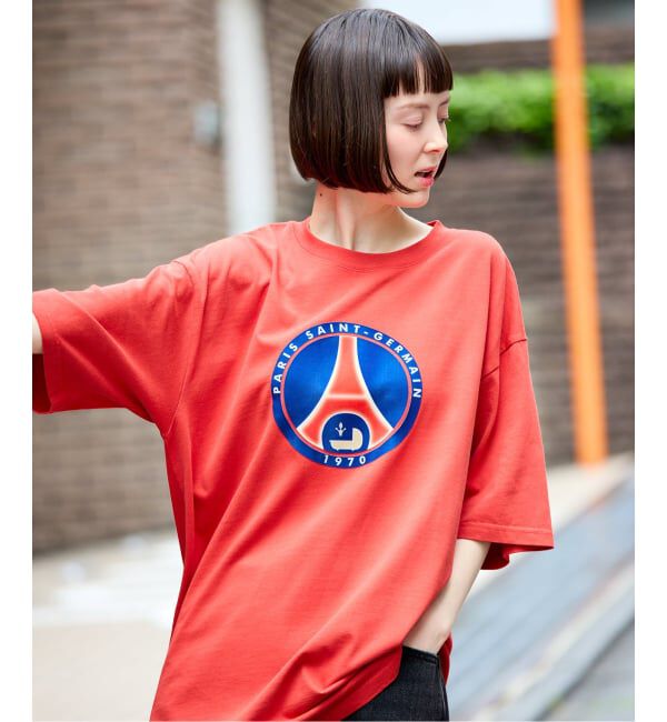 Paris Saint-Germain「【Paris Saint-Germain 】 JP Classic Flock Logo Tee 2」|Tシャツ・カットソー|