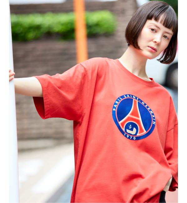 Paris Saint-Germain「【Paris Saint-Germain 】 JP Classic Flock Logo Tee 2」|Tシャツ・カットソー|