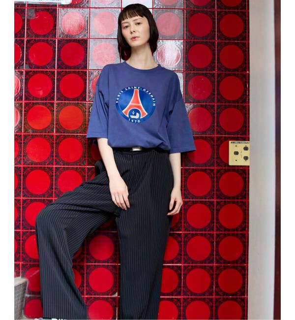 Paris Saint-Germain「【Paris Saint-Germain 】 JP Classic Flock Logo Tee 2」|Tシャツ・カットソー|
