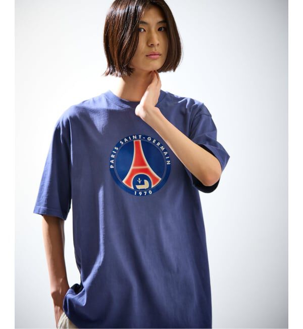 Paris Saint-Germain「【Paris Saint-Germain 】 JP Classic Flock Logo Tee 2」|Tシャツ・カットソー|
