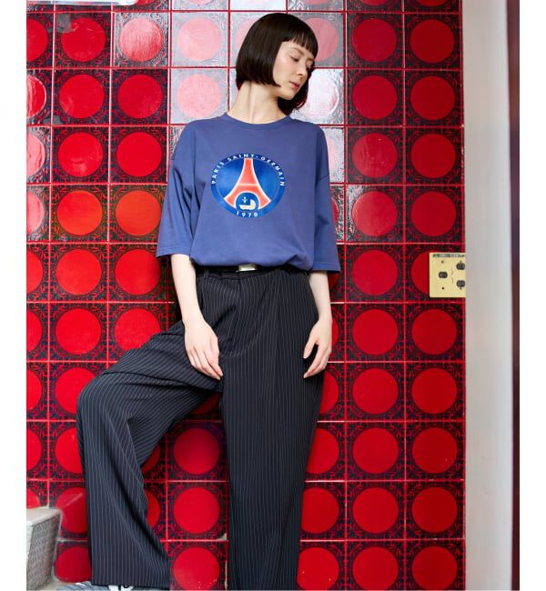 Paris Saint-Germain「【Paris Saint-Germain 】 JP Classic Flock Logo Tee 2」|Tシャツ・カットソー|