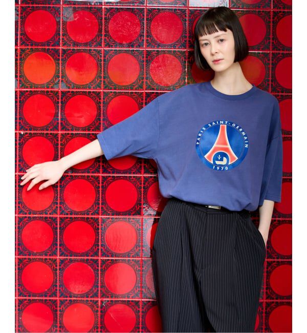 Paris Saint-Germain「【Paris Saint-Germain 】 JP Classic Flock Logo Tee 2」|Tシャツ・カットソー|
