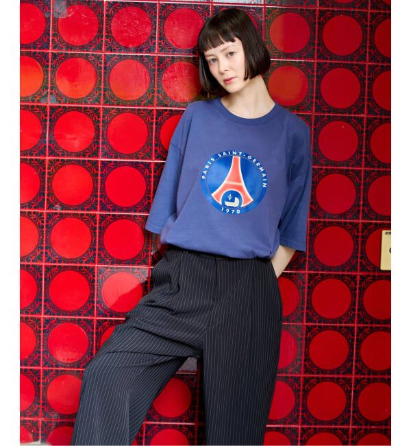 Paris Saint-Germain「【Paris Saint-Germain 】 JP Classic Flock Logo Tee 2」|Tシャツ・カットソー|