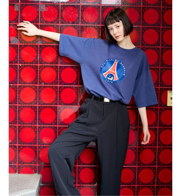 Paris Saint-Germain「【Paris Saint-Germain 】 JP Classic Flock Logo Tee 2」|Tシャツ・カットソー|